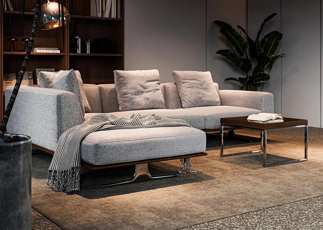 3D Haible Couch Wohnzimmer Ambiente
