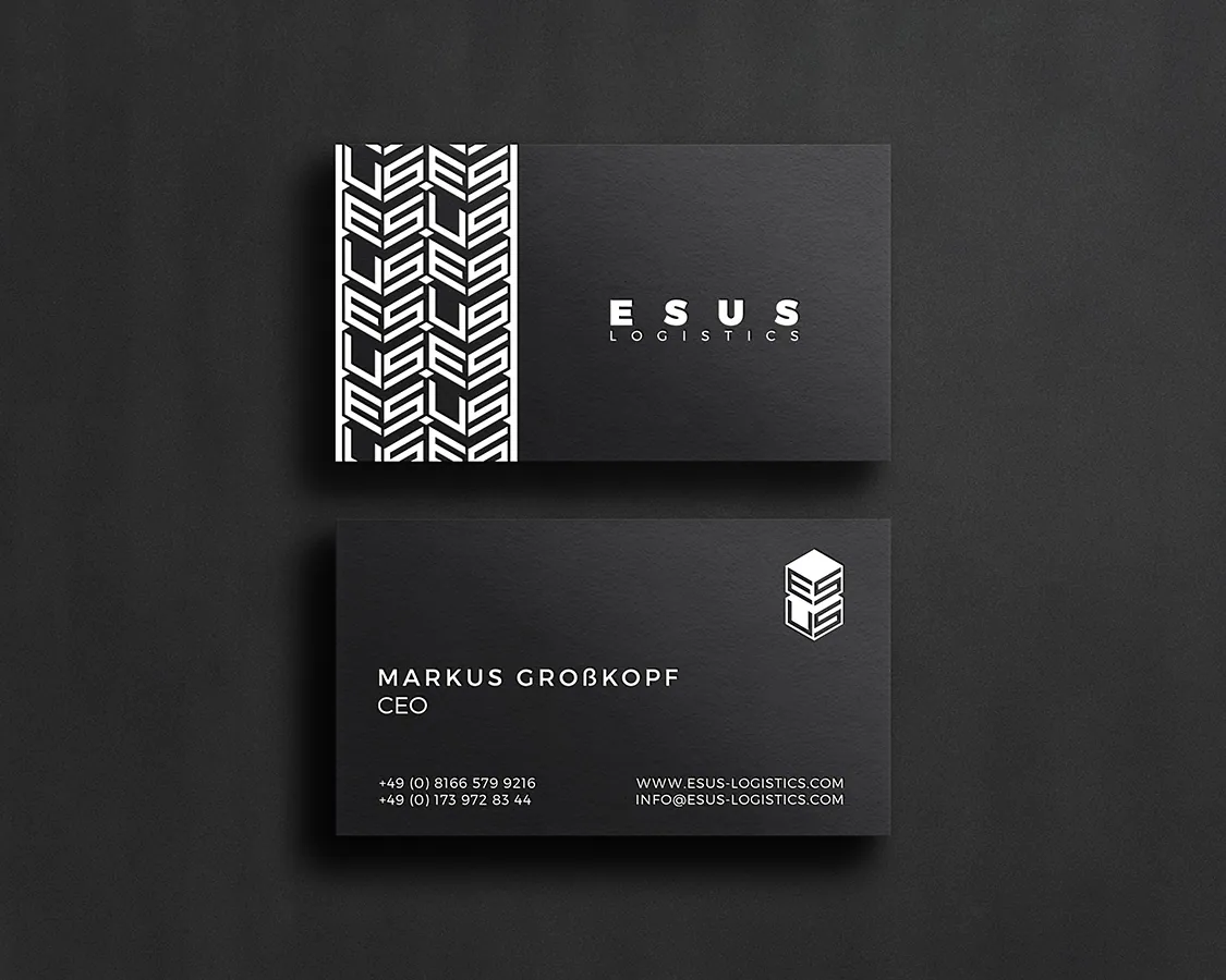 Visitenkarte Esus Logistics